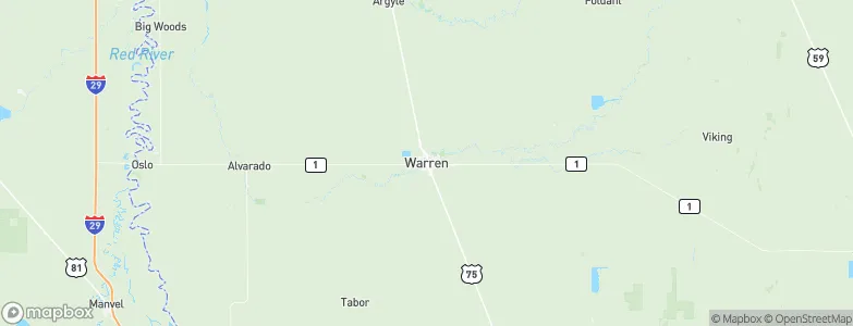 Warren, United States Map