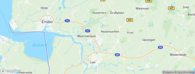 Warsingsfehn, Germany Map