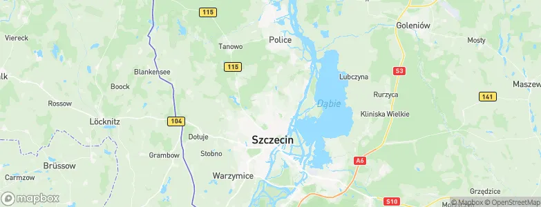 Warszewo, Poland Map