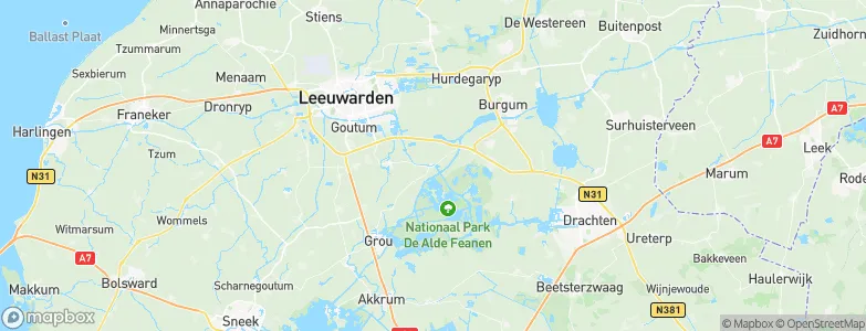 Warten, Netherlands Map