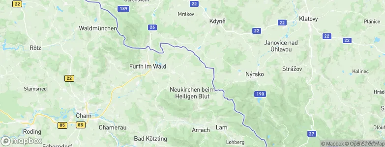 Warzenried, Germany Map