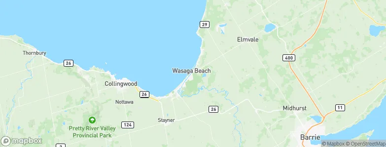 Wasaga Beach, Canada Map