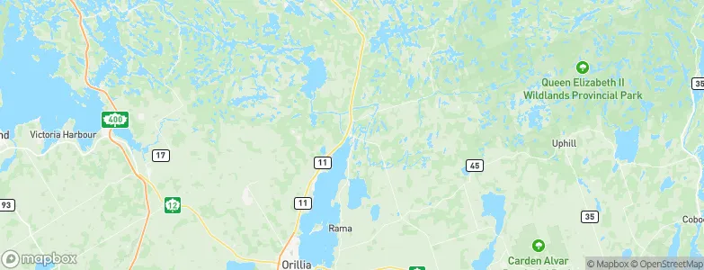 Washago, Canada Map