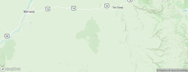 Washakie, United States Map