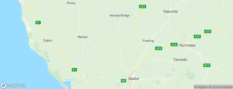 Wasleys, Australia Map