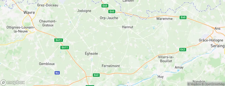 Wasseiges, Belgium Map