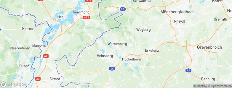 Wassenberg, Germany Map
