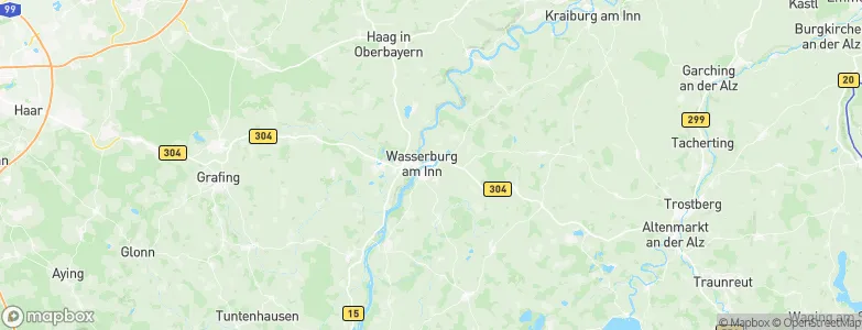 Wasserburg am Inn, Germany Map