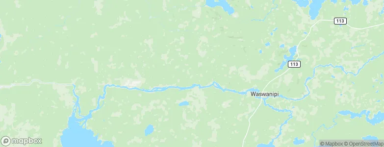 Waswanipi, Canada Map