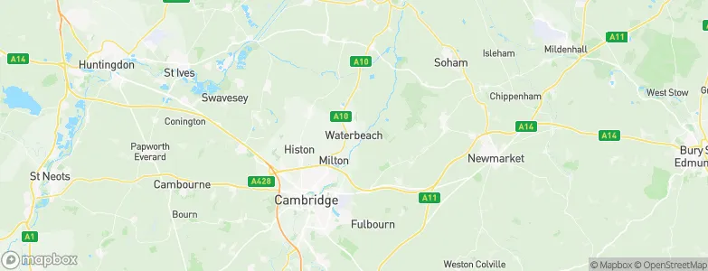 Waterbeach, United Kingdom Map