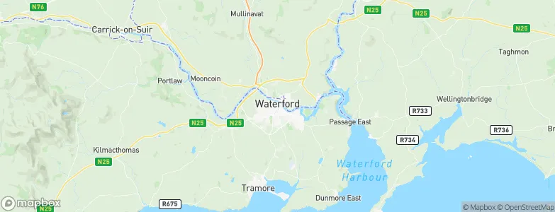 Waterford, Ireland Map