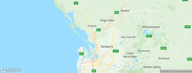 Waterloo Corner, Australia Map
