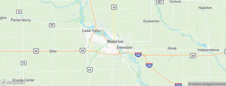 Waterloo, United States Map