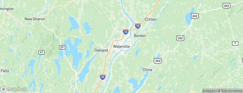 Waterville, United States Map