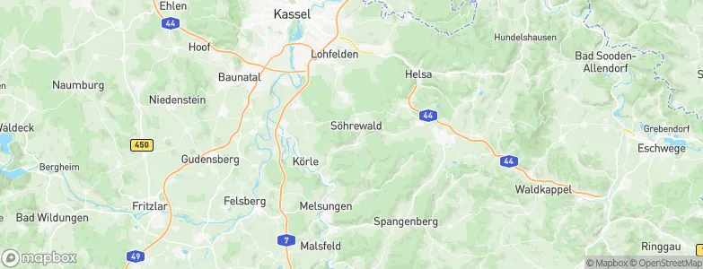Wattenbach, Germany Map
