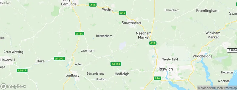 Wattisham, United Kingdom Map