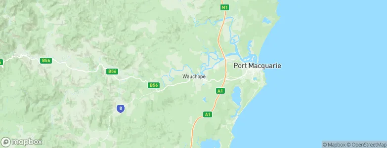 Wauchope, Australia Map