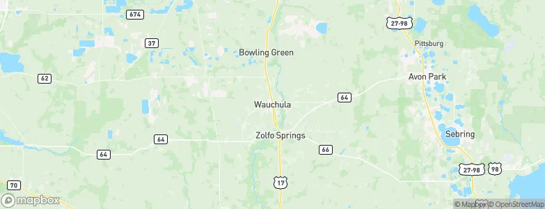 Wauchula, United States Map