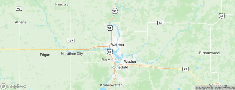 Wausau, United States Map