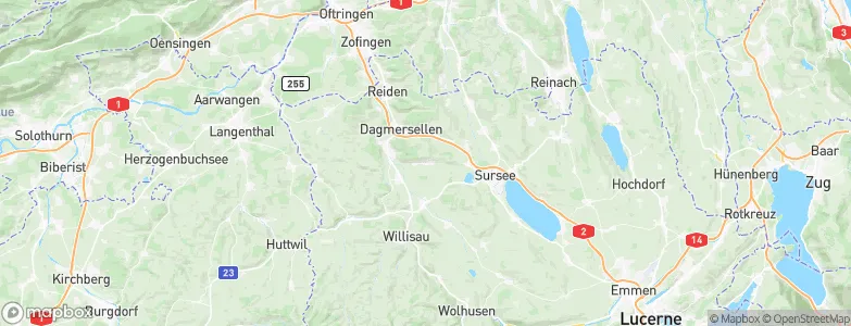 Wauwil, Switzerland Map