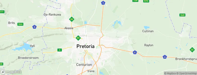Waverley, South Africa Map