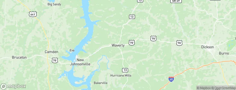Waverly, United States Map