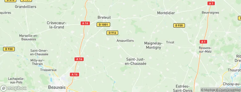 Wavignies, France Map