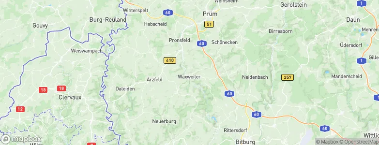 Waxweiler, Germany Map