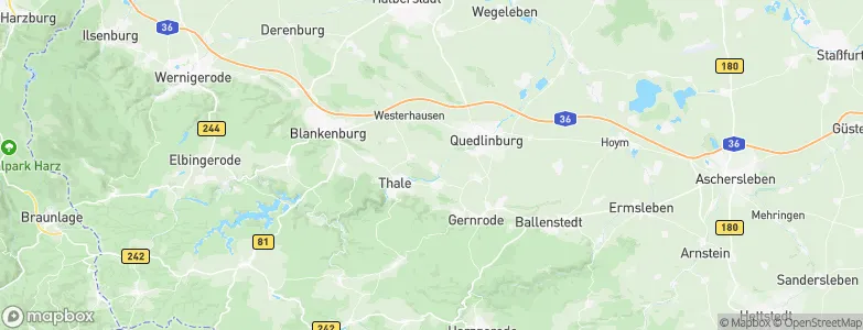 Weddersleben, Germany Map