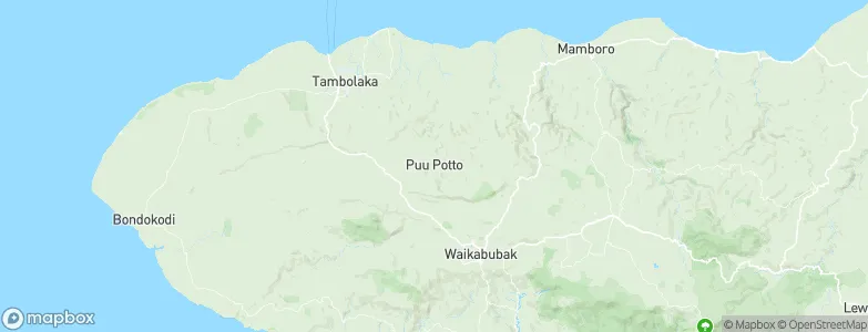 Weegaingo, Indonesia Map