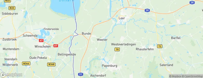 Weener, Germany Map