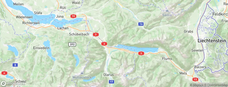 Weesen, Switzerland Map