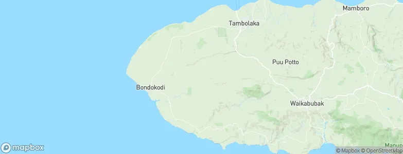 Weetombo, Indonesia Map