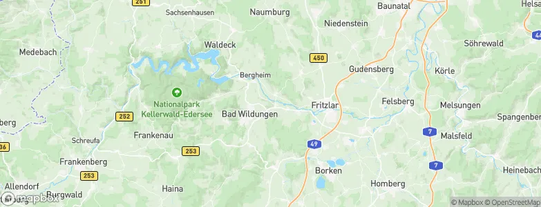 Wega, Germany Map