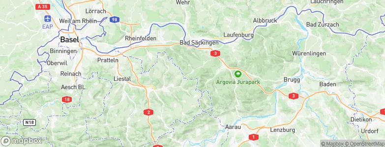 Wegenstetten, Switzerland Map