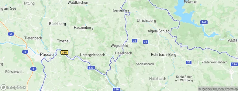 Wegscheid, Germany Map