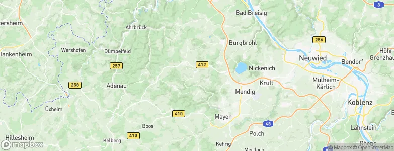 Weibern, Germany Map