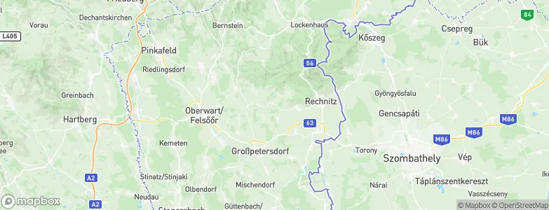 Weiden bei Rechnitz, Austria Map