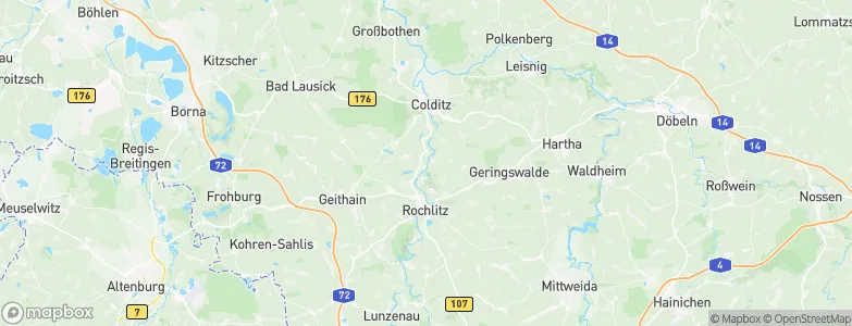 Weiditz, Germany Map