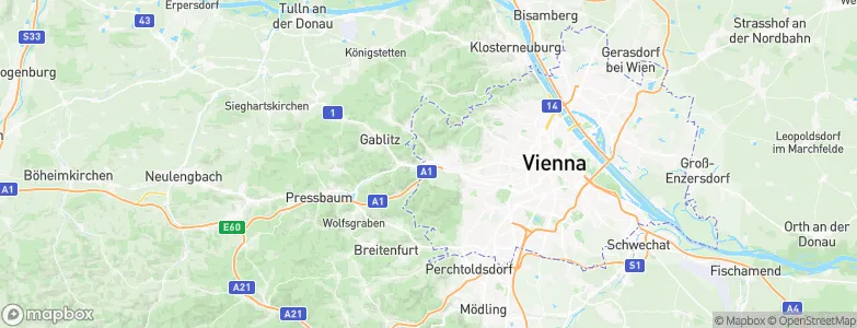 Weidlingau, Austria Map