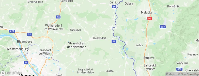 Weikendorf, Austria Map