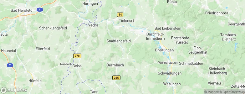 Weilar, Germany Map