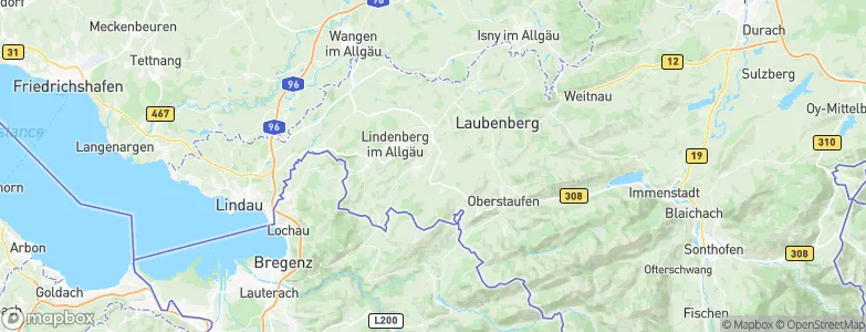 Weiler-Simmerberg, Germany Map