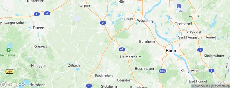Weilerswist, Germany Map