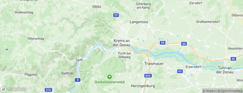 Weinzierl bei Krems, Austria Map