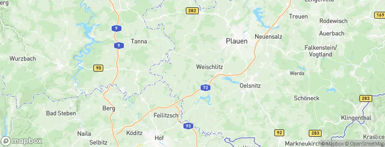 Weischlitz, Germany Map