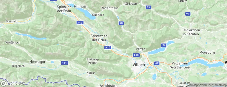 Weissenstein, Austria Map