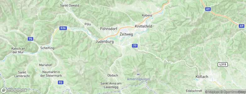 Weißkirchen in Steiermark, Austria Map