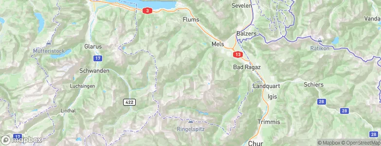 Weisstannen, Switzerland Map