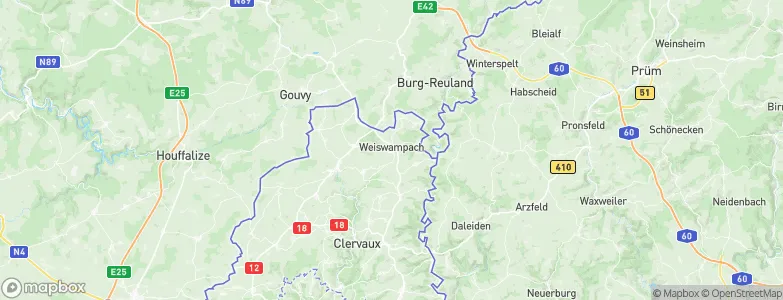 Weiswampach, Luxembourg Map